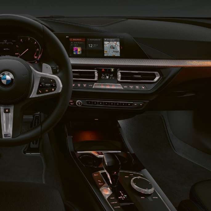 Отделка салона 'Illuminated Boston'. BMW 1 серии модель M Sport, отделка салона 'Illuminated Boston'.