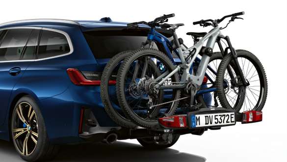 Задняя велосипедная стойка BMW Pro 2.0 BMW 3 серии Туринг LCI G21, задняя велосипедная стойка BMW Pro 2.0