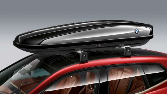 BMW iX M60 i20 2022 электрический SUV, электрический автомобиль, Оригинальный багажный бокс BMW 520, black/titanium silver