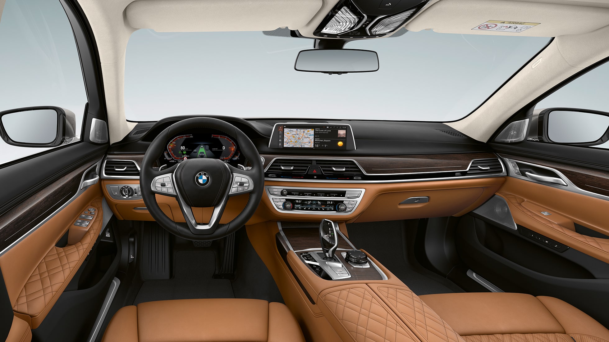 BMW 7 серии Седан с дизайном Pure Excellence: интерьер Салон седана BMW 7 серии с дизайном Pure Excellence