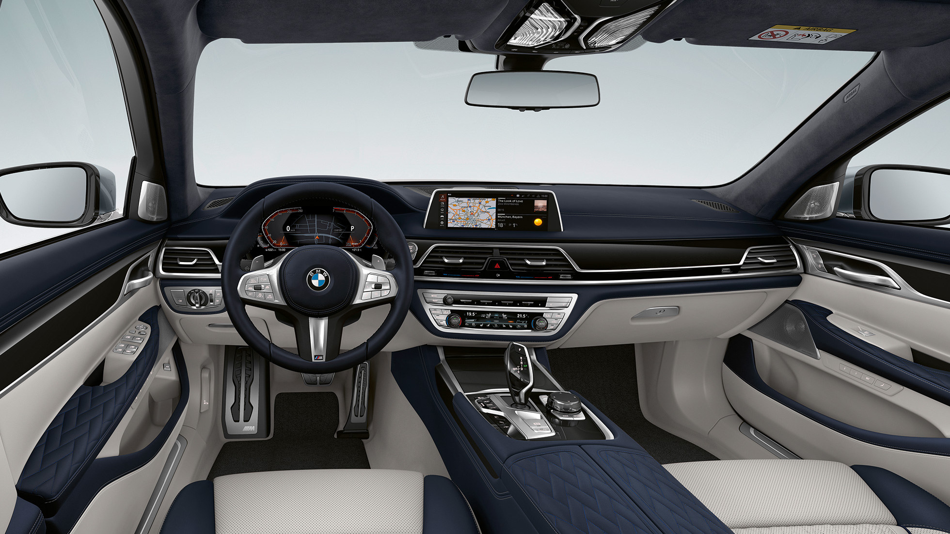 BMW 7 серии Седан с пакетом M Sport: интерьер BMW 7 серии Седан с пакетом M Sport: интерьер