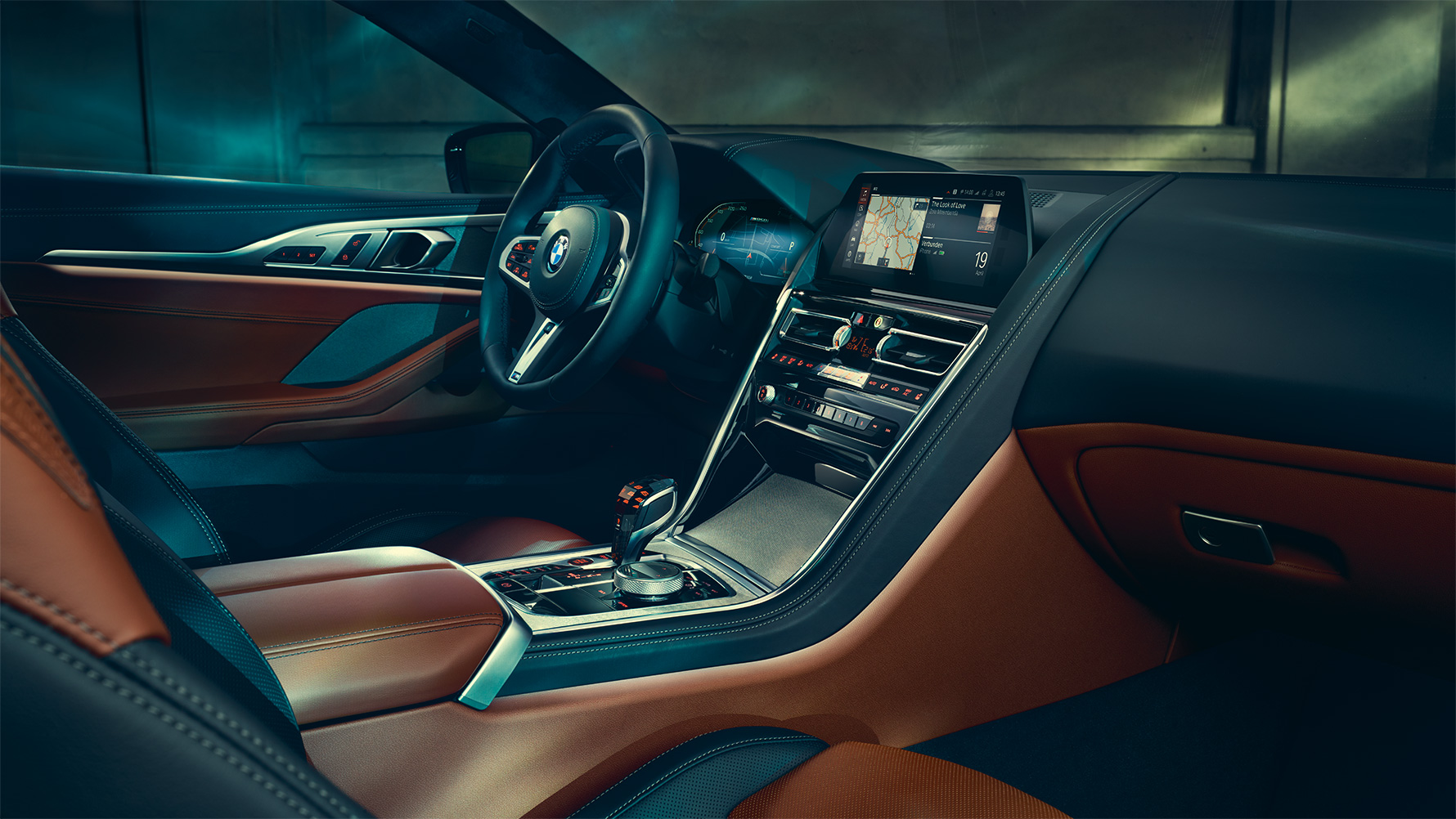 BMW 8 серии Coupe, интерьер Интерьер BMW 8 серии Coupe.