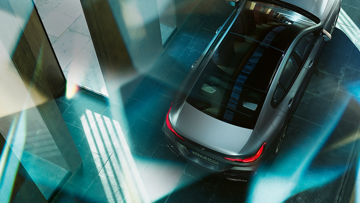 Стеклянная крыша Panorama с большими стеклянными поверхностями BMW 8 серии Gran Coupé, стеклянная крыша Panorama с большими стеклянными поверхностями