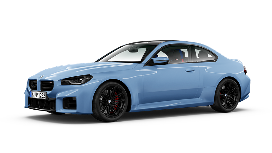 BMW M Серии BMW M2 G87, вид сбоку с поворотом в три четверти BMW M Серии BMW M2 G87, вид сбоку с поворотом в три четверти