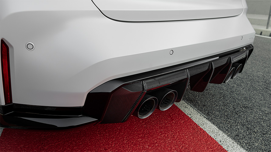 BMW M3 CS G80, титановый глушитель M