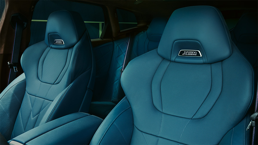 BMW XM BMW Individual кожа Merino с эксклюзивными элементами | "Глубокая Лагуна"