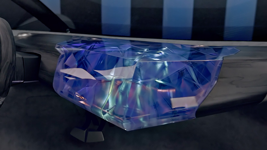 Видео дизайна интерьера, приборная панель в виде парящей скульптуры BMW i Vision Circular 2021 BMW i Vision Circular 2021, концепт-кар, интерьер, дизайн, приборная панель в виде парящей скульптуры, видео